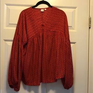 Floral print gap long sleeve tunic